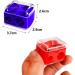 4-Piece Makeup Sharpener Two Holes Eyeliner Sharpener with Cover Coloured Eye Cosmetic Sharpener for Eyeliner Lip Liner Pens - Buy Online on SooperMarket.com