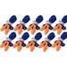 Binifub 100 Pairs Individually Wrapped Soft Silicone Corded Ear Plugs Reusable Hearing Protection Rubber Earplugs