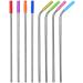 U-K Silicon Tips Cover for Stainless Steel Straws 6 mm 8Pcs Multi- Colors Soft Food Grade Silicone Straws Nozzles Reusable Cover for 1/ 4'' Wide Straws Practical & Popular - Buy Online on SooperMarket.com