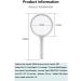 Tovmekdjn Optical Aspheric Magnifying Glass with 20 LED Lights with Light Reading Magnifying Glass Rechargeable - Buy Online on SooperMarket.com