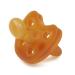Gr npecht organic pacifier made of natural rubber BPA free without dyes jaw-friendly suction part soft shield size 1: 0-6 months (670-V1) brown