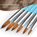 Desikixudy Brushes Crystal Nail Crystal Carving Pen Blue Transparent Crystal Pen with Diamonds 6 Sets Foil Nail Art - Buy Online on SooperMarket.com