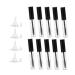 CANIGHT 10pcs Storage Bottle Containers with Lids Empty Mascara Tube for oil Eyelash oil Black 1 g (Pack of 1) Black
