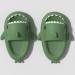 Sistke Hai Shark Slides for Kids - Cute Summer Flip-Flops & Sandals for Boys & Girls - Beach & Bathing Slippers 28/29 EU Green - Buy Online on SooperMarket.com