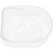 Acrylic Soften Dead Skin Clean Nail Manicure Wash Soaker Tray Nail Art Hand Wash Remover Soak Bowl Hand Soaking Bowl for Beauty Salon (Transparent) - Buy Online on SooperMarket.com