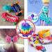 WISHTIME Rubber Band Bracelet Kit for Girls - 11700+ PCS DIY Bracelet Making Set with Bands, Beads, Charms, Tassels, Hooks, and Clips - Buy Online on SooperMarket.com