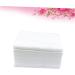 Angoily 100pcs Thin Cotton Pads - Eco-Friendly Makeup Remover & Nail Polish Wipes | Multifunctional Natural Cotton Pads - Buy Online on SooperMarket.com