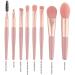 Dajidafu 8 Pieces/Set Makeup Brush Eye Shadow Foundation Brushes Portable Eyebrow Eyelash Concealer Make Up Tools Learner - Buy Online on SooperMarket.com
