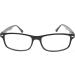 TBOC Reading Glasses +2.00 - Stylish Matt Black Reading Aid for Men & Women - Ideal for Seniors & Digital Devices - Presbyopia Support (1 Pack) - Buy Online on SooperMarket.com