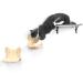 Cat Hammock Wall Mounted Cat Shelf with Two Steps - Floating Wall Cat Shelf, Solid Rubber Wood Hanging Shelves and Perches for Sleeping, Playing, Climbing, and Lounging