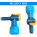 TXSN Hydration Bladder Bite Valve Replacement - Pack of 2 Nozzle Valve with ON-Off Switch - Buy Online on SooperMarket.com