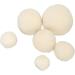 Reusable Dryer Balls Set - 6 Fabric Softening Balls for Wrinkle Reduction & Static Control | Save Drying Time | International Shipping - Buy Online on SooperMarket.com