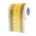 Funny toilet paper with measuring tape print Fun toilet paper joke item with size scale