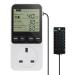 KETOTEK Digital Humidity Controller Plug Humidistat/Thermostat Outlet 230V with Alarm for Humidifier Dehumidifier Reptile Terrariums