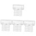 Magiclulu 40 STK razor storage box plastic razor container travel case Safety case for razor razor made of plastic plastic container travel blade japanese style