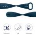 Buy Ainiv Adjustable Fitness Bracelets for Xiaomi Mi Band 3/4/5/6/7/8 - Waterproof Silicone/Nylon/Stainless Steel - 3-Pack in Black/Gray/Blue - Buy Online on SooperMarket.com