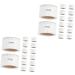MAGICLULU 100 Pcs Eyebrow Measuring Tool Microblading Eyebrow Ruler Kit Make up White Supplies Paper