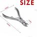Professional Stainless Steel Cuticle Nippers - Precision Tool for Removing Excess Skin & Barbs on Fingers and Toes | International Shipping - Buy Online on SooperMarket.com