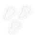 VINTORKY 3pcs Vegetable Mold Ginseng Creative Melon Fruit Accessory Forming Machine Gourd