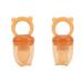 Pacifier Leak-proof 2 PCS Silicone Baby Fruit Feeder Pacifier For Toddlers Easy to Grip For Home