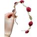 JSGHGDF Temperament Flocking Rose Shape with White Decors Unique Hair Hoop Bride Woman Wedding Party Headwear White Rose - Buy Online on SooperMarket.com