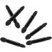 MAGICLULU 200 Pcs Eyeshadow Brush Kit Black Eyeshadow Women Eyeshadow Brush Miss Makeup Tools Emulsion - Buy Online on SooperMarket.com