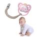 Pacifier Clip Set - Hand-Made Braided 4 pack Purple Soothie Holder Leash for Boys and Girls - Buy Online on SooperMarket.com