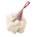 1pc Ice Cream Bath Ball Body Scrubber Sponge Ice Cream Loofah Sponge Mesh Pouf Bath Sponge Body Exfoliator Mesh Bath and Shower Sponge Men Body Wash Polyester Gel Girl Child White