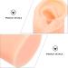 Exceart Silicone Ear Model - Acupuncture Simulation & Piercing Practice Tool - Food Grade Medical Quality - Buy Online on SooperMarket.com