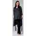 Happy Mama Maternity Nursing 3 Piece Nightwear Set - Graphite Melange & Black - Buy Online on SooperMarket.com