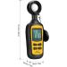 Digital Light Meter with Ambient Temperature Measurer - Up to 200,000 Lux - 4 Digit Color LCD Screen - Buy Online on SooperMarket.com