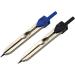 Airgoesin EMI ECG EKG Calipers Ruler Drafting Divider Set - Black and Blue (2pcs) - Buy Online on SooperMarket.com
