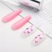 Aksod Pink Gradient Press on Nails with Butterfly Glitter Long Square Coffin False Nails for Women and Girls - Buy Online on SooperMarket.com