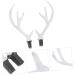ABOOFAN 2 Pairs Christmas Flocked Antlers Hair Clips Headbands Handmade Diy Materials Headdress Diy Parts Diy Simulated Antlers Diy Deer Horn Hair Accessories White Artificial Flocking - Buy Online on SooperMarket.com
