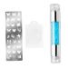 Nail Stamper Kit Nail Printing Tool Nail Polish Pattern Making Aids Nails Seal Mold Nail Stamp Plate Blue Nail Seal
