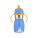 Kid Basix Safe Sippy  Stainless Steel Cup for Babies/Toddlers  Round Spout  Dishwasher Safe  BPA Free  11 OZ. Travel/School/Play Blue