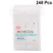 240Pcs Stretchable Cotton Pads - Makeup Remover Wipes & Face Cleaning Cloths with Storage Bag | International Shipping - Buy Online on SooperMarket.com