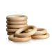 Bopoobo 60mm Unfinished Wooden Rings - Natural Beech Craft Rings for DIY Baby Teething Toys & Accessories (10 pcs) - Buy Online on SooperMarket.com