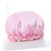FRCOLOR Hair Bonnet 3pcs Women's Shower Cap Set | Double Layer Bath Visor for Curly Hair | Waterproof & Elastic Bathing Caps - Buy Online on SooperMarket.com