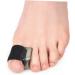 FOMIYES Orthopedic Toe Separator and Straightener - 4 Pairs, Flexible Bunion Corrector for Men and Women - Black, 2.5x2cm - Buy Online on SooperMarket.com