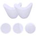 Women's Toe Separators & Ballet Shoe Cushions Set | Forefoot Toe Sleeves for Pumps | 2 Pcs White Pumps Cushions - 11x9.2cm - Buy Online on SooperMarket.com