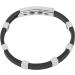 Magnetic Silicone Balance Bracelet - Waterproof Sport Style in Black | Boost Wellness & Performance - Buy Online on SooperMarket.com