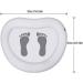 Pool Foot Bath | Portable Pool Foot Wash Basin Tub White Inflatable Pool Basin Tub with Pump Portable Swimming Pool Footbath for Pool and Beach - Buy Online on SooperMarket.com