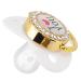 Bling Dummy Pacifier Set | Exquisite & Attractive Gifts | Healthy Design for Newborns | Prevents Loss | Perfect for Parties - Buy Online on SooperMarket.com