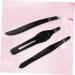 Didiseaon 1 Make up Kit Eyebrow Tweezers for Women Nasal Spray Pointed Tweezers Facial Hair Removal Tool Metal Eyebrow Tweezer Splinter Tweezers Miss Banana Clip Eyebrow Trimming 9x1cm Black - Buy Online on SooperMarket.com