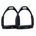 AMKA stirrups with joint black safety stirrups stirrups in 10 12 and 13 cm step width