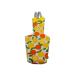 Yushu - Pet Adjustable Diaper Suit Parrot Diaper with Bow Tie Cute Colorful Fruit Floral for Cockatiel Pigeons Pet Birds Parrot Flight Suit Clothes Washable