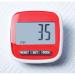 Simple Pedometer with LCD Display 3D Walking Pedometer Pedometer Running Walking Passometer Counter with Clip Red