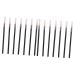 Healeved 200 Pcs Cosmetics Brush Fine Eyeliner Brush Gold Eyeliner Lip Liner Pencils Eye Makeup Brush