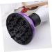 NOLITOY Hair Dryer Diffuser - Silicone Curly Hair Tool - Travel-Friendly Volume Hood - Purple Nylon Gale for Perfect Curls - Buy Online on SooperMarket.com
